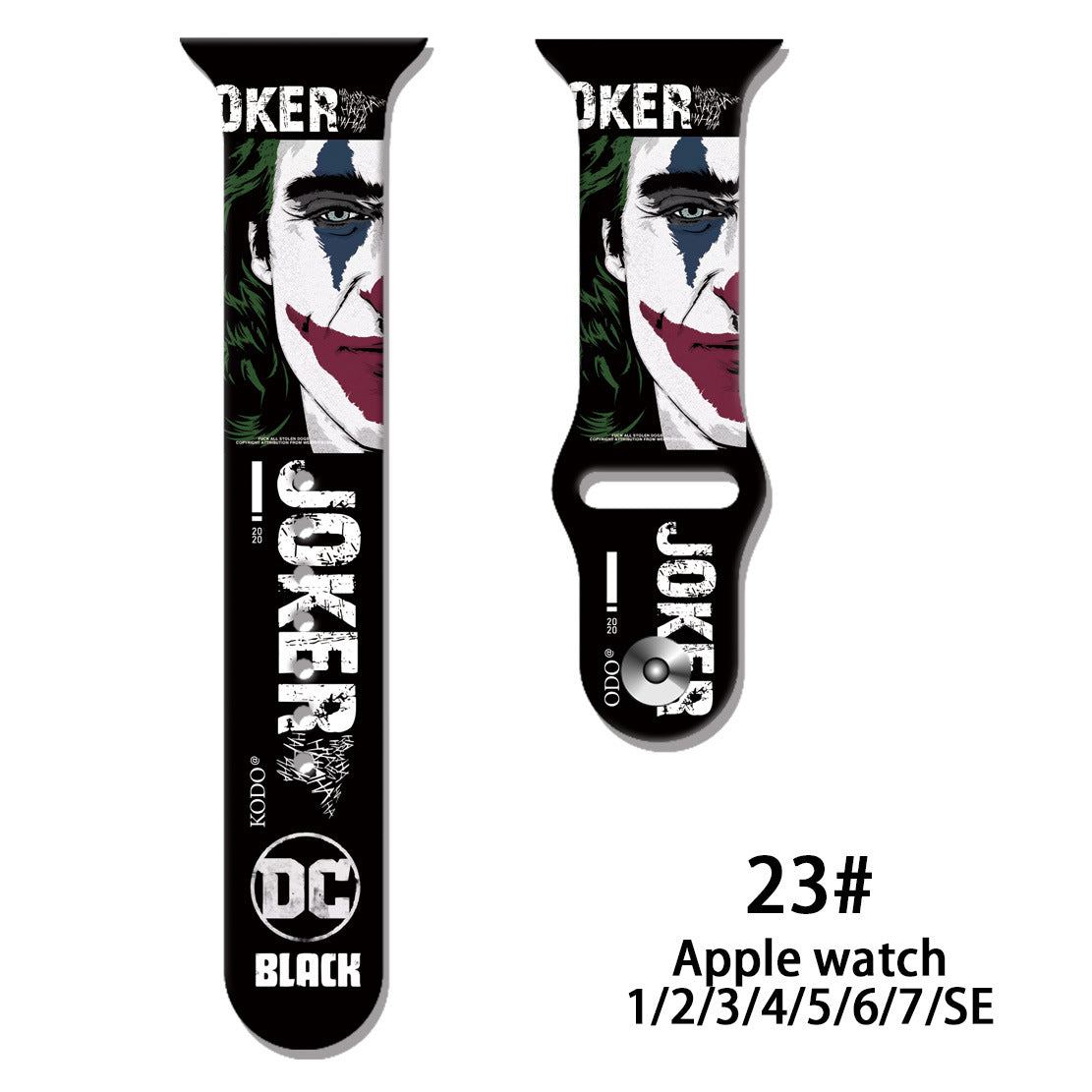 Wholesale Personalized Printed Silicone Watch Strap Watch Band